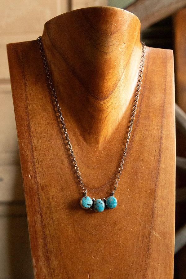 3 Turquoise Blue Ridge Necklace