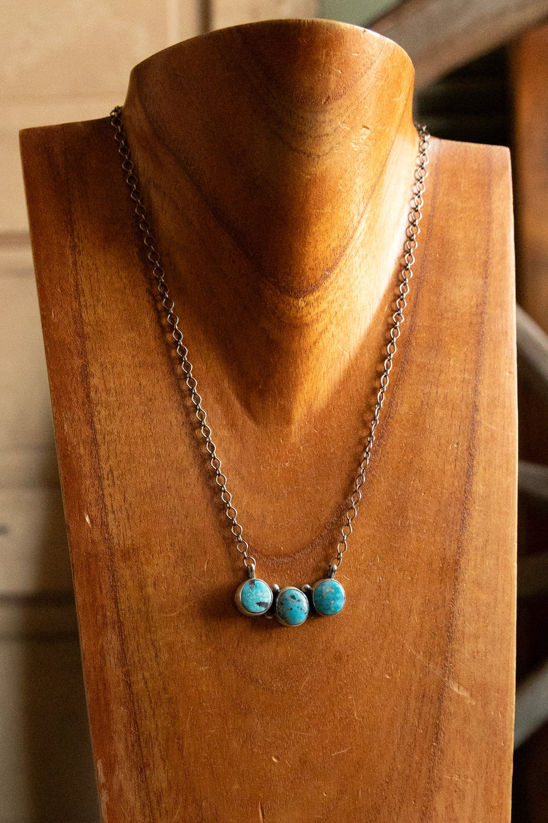 3 Turquoise Blue Ridge Necklace
