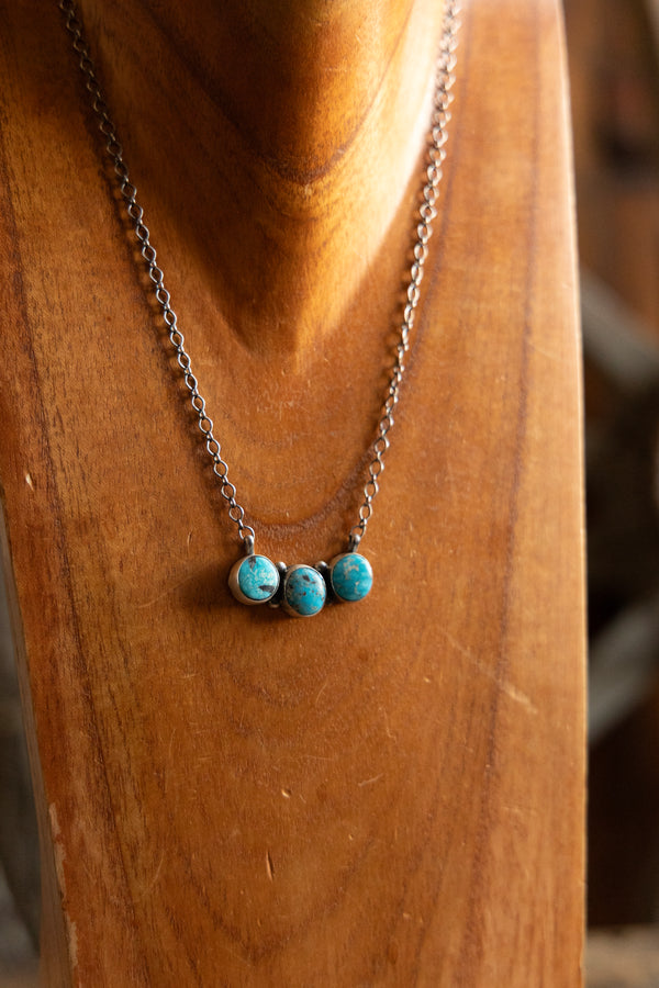 3 Turquoise Blue Ridge Necklace