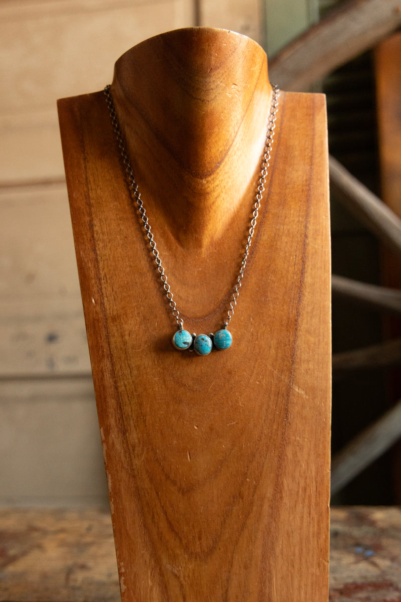 3 Turquoise Blue Ridge Necklace