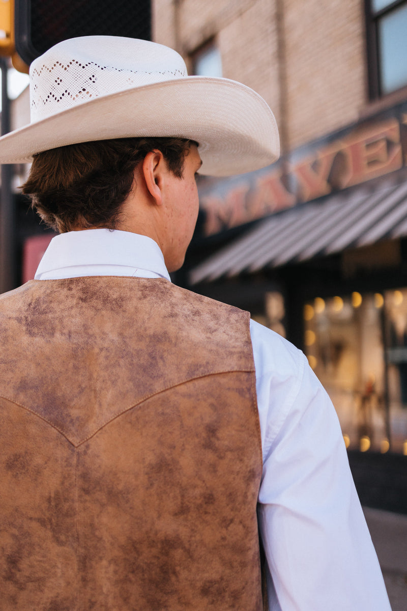 Scully Maple Lambskin Leather Vest