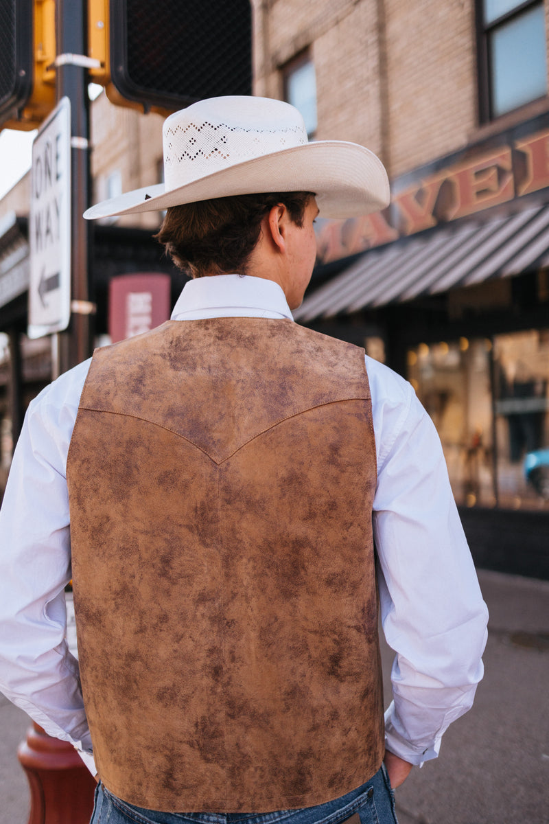 Scully Maple Lambskin Leather Vest