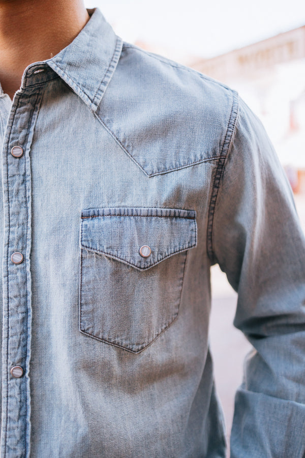 True Grit Chambray Ranch Shirt