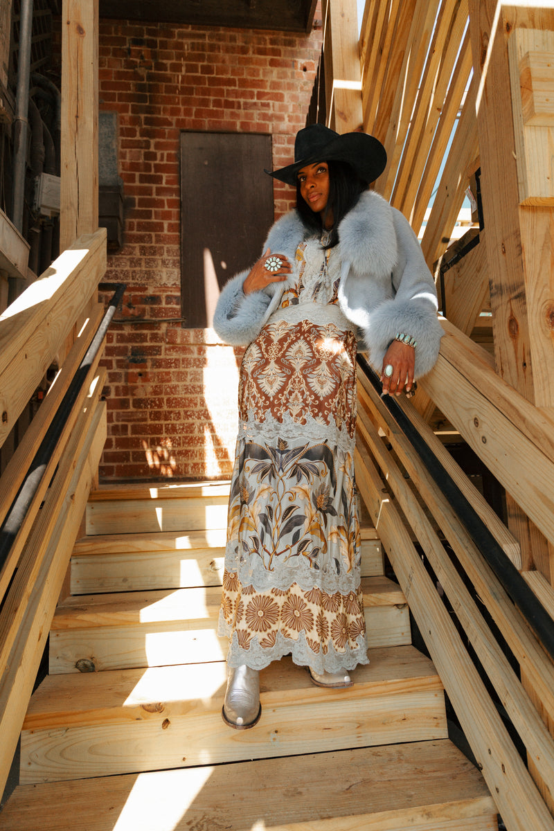 Chaarm Short Bolero Alcantra Jacket 