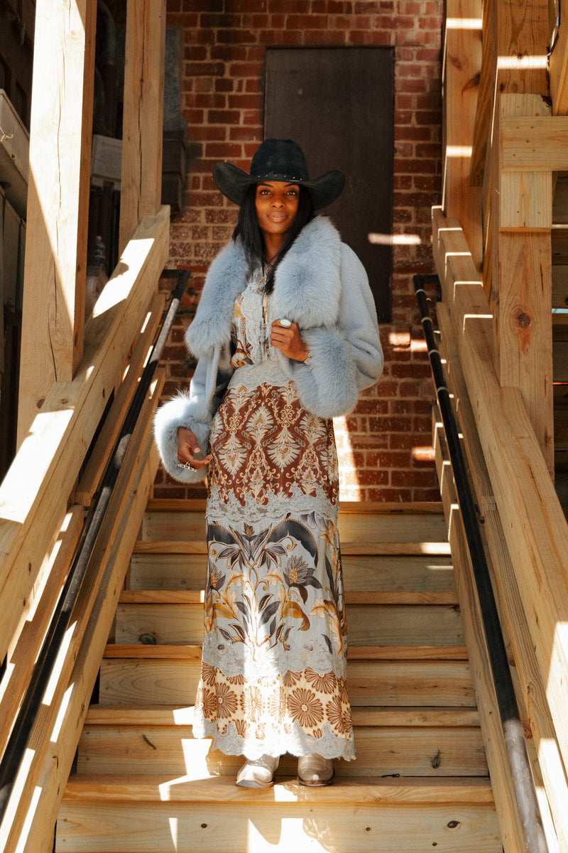 Chaarm Short Bolero Alcantra Jacket 