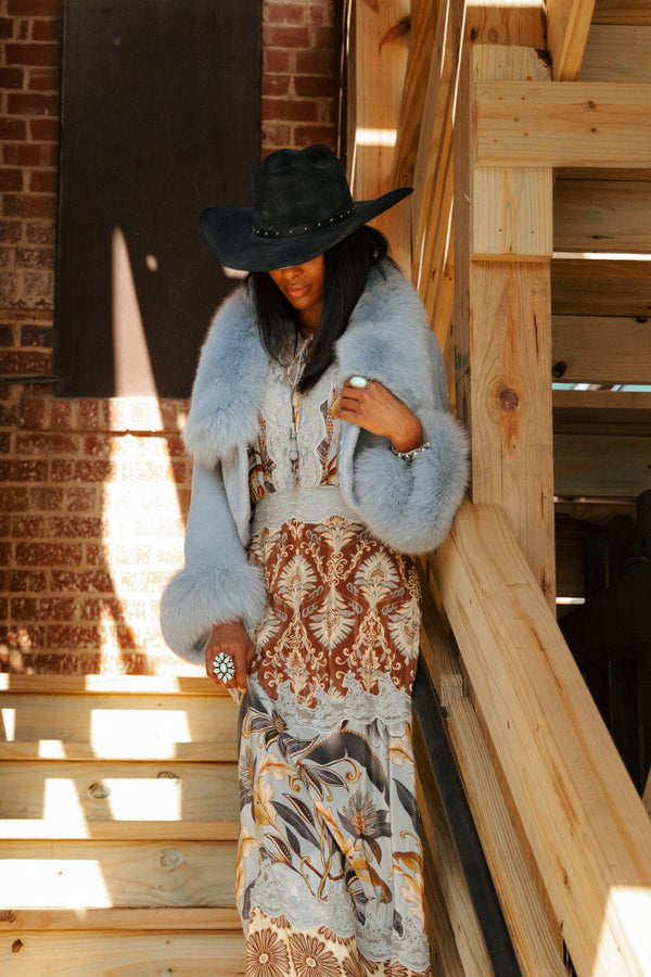 Chaarm Short Bolero Alcantra Jacket 