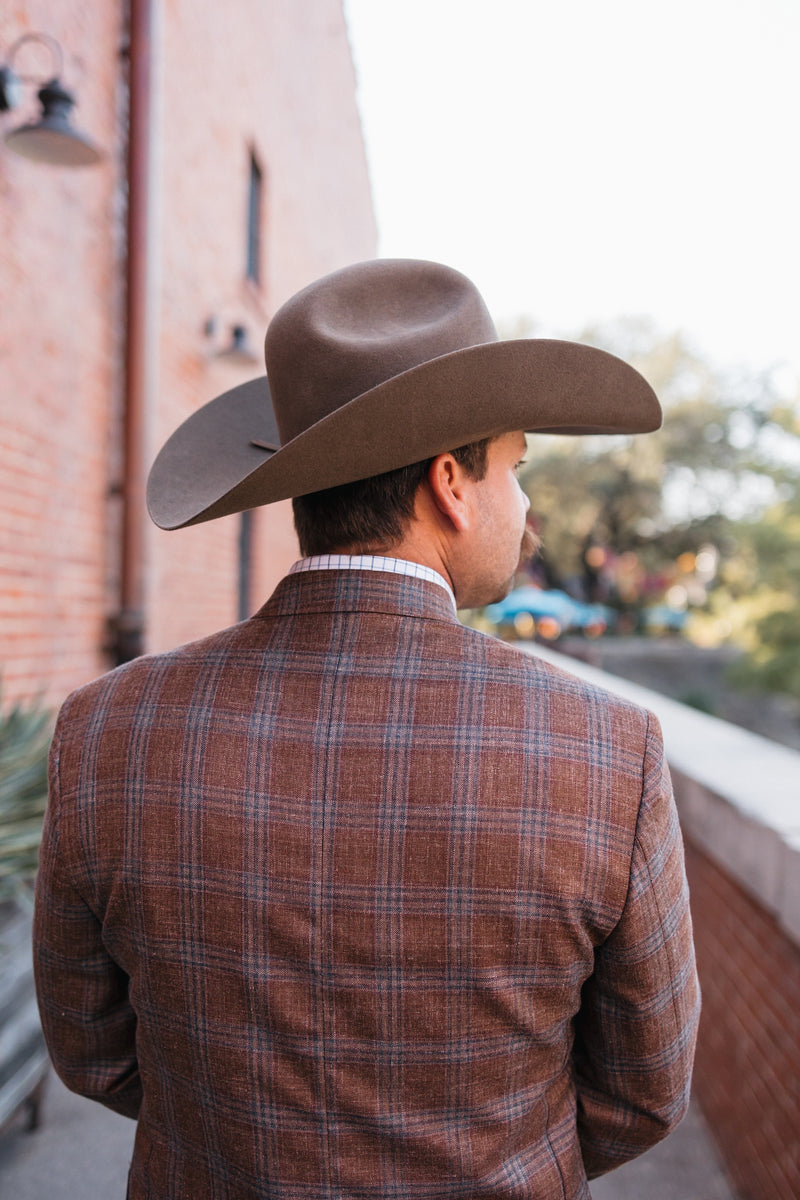 Billy Reid Rust Plaid Sport Coat