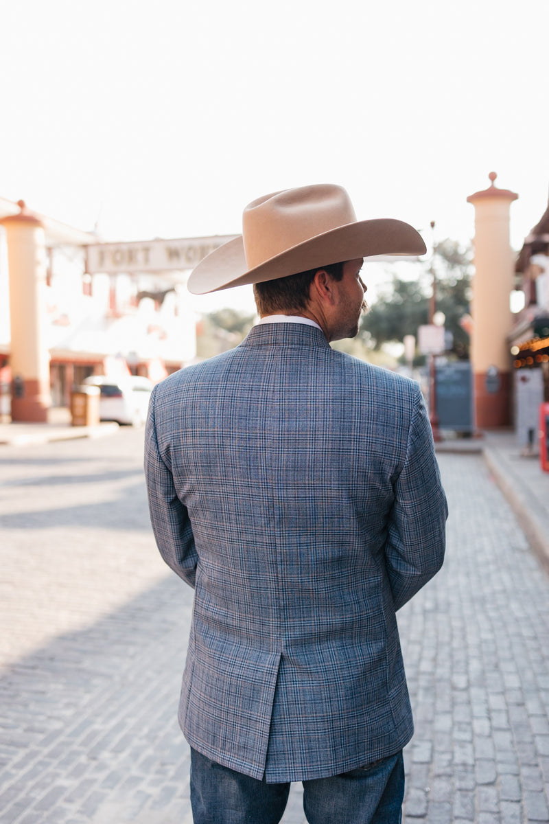 BILLY REID BLUE PLAID SPORT COAT