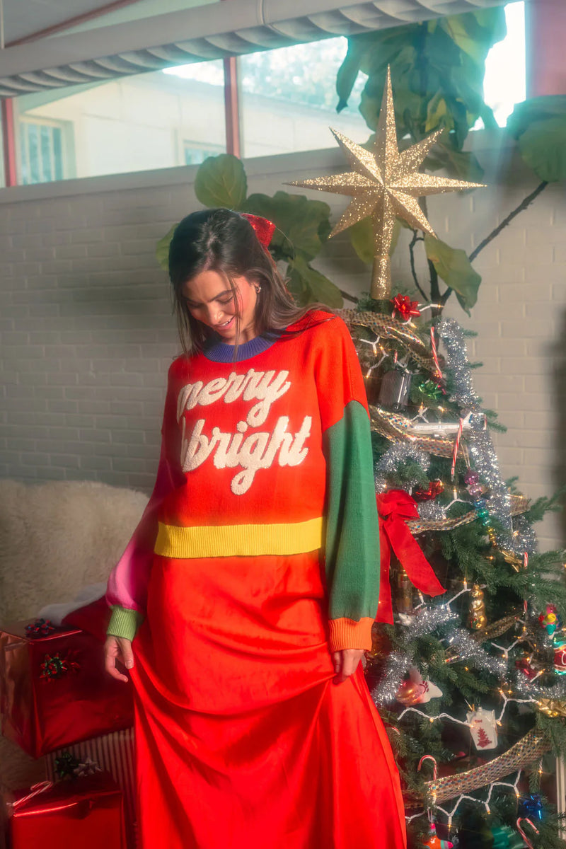 Queen Of Sparkles Merry & Bright Sweater