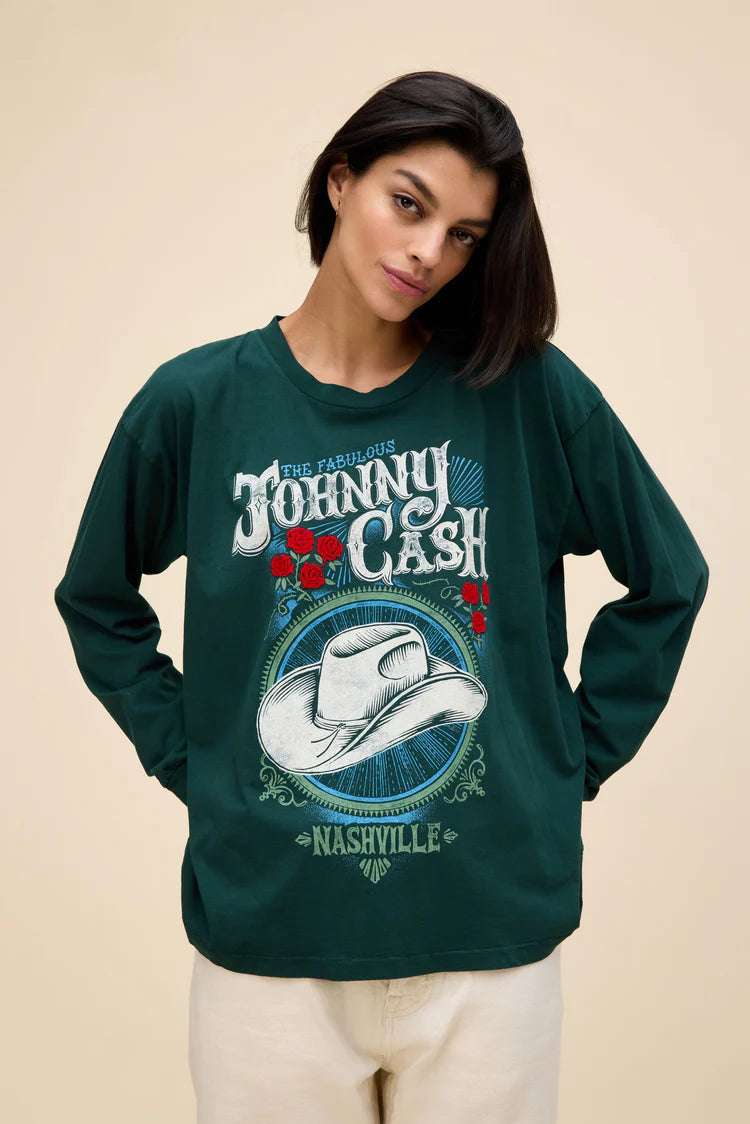 Daydreamer Johnny Cash The Fabulous Merch Long Sleeve