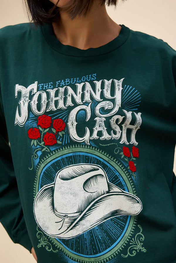 Daydreamer Johnny Cash The Fabulous Merch Long Sleeve