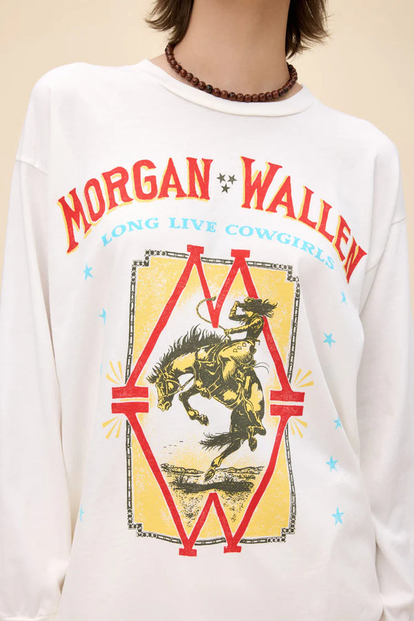 Daydreamer Morgan Wallen Long Live Cowgirls Relaxed Long Sleeve