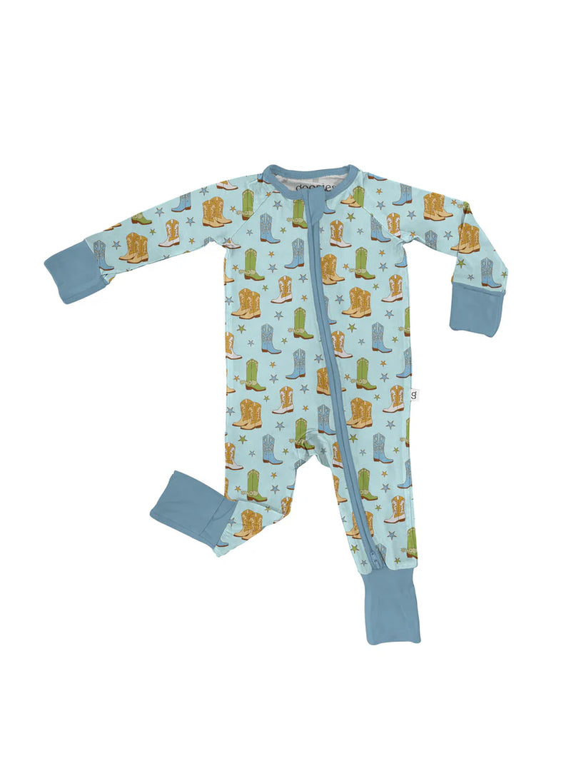 Goosie Zip PJs - Boots & Stars- Infant 