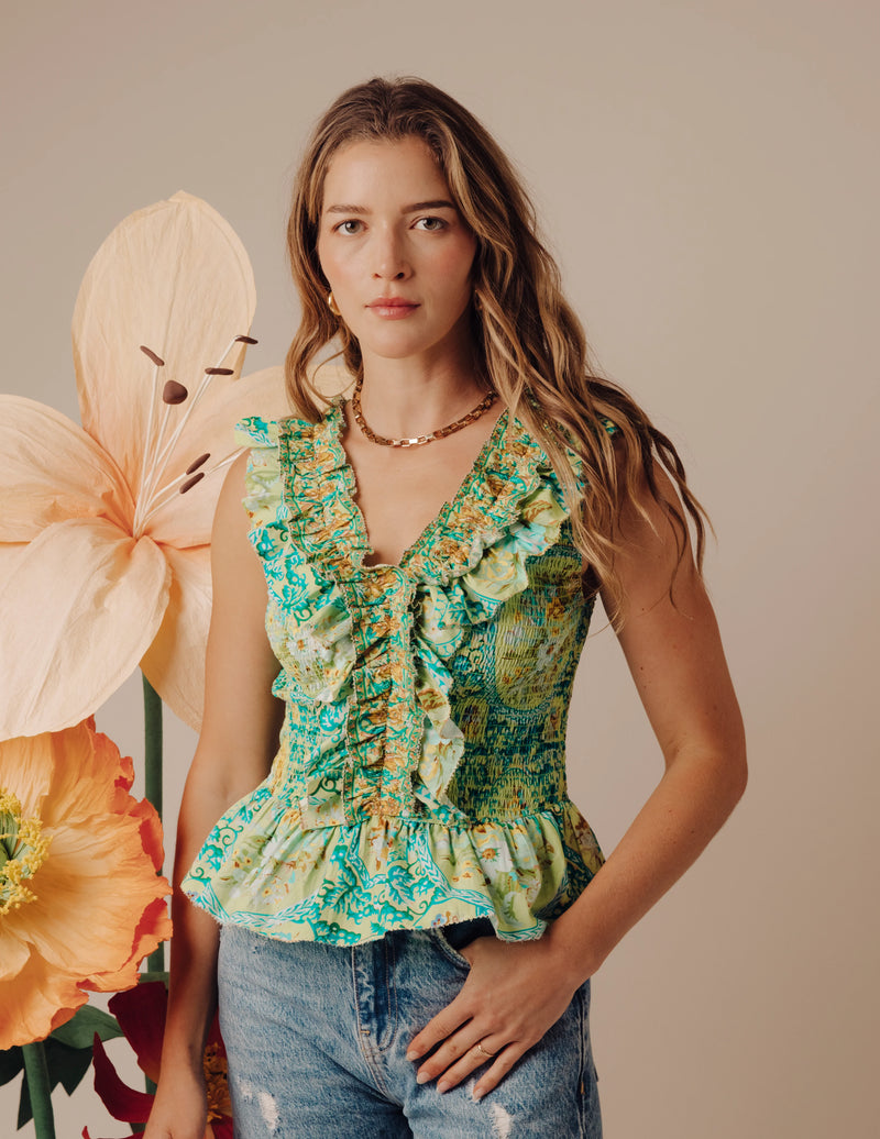 LOVE THE LABEL ZEPHYR TOP