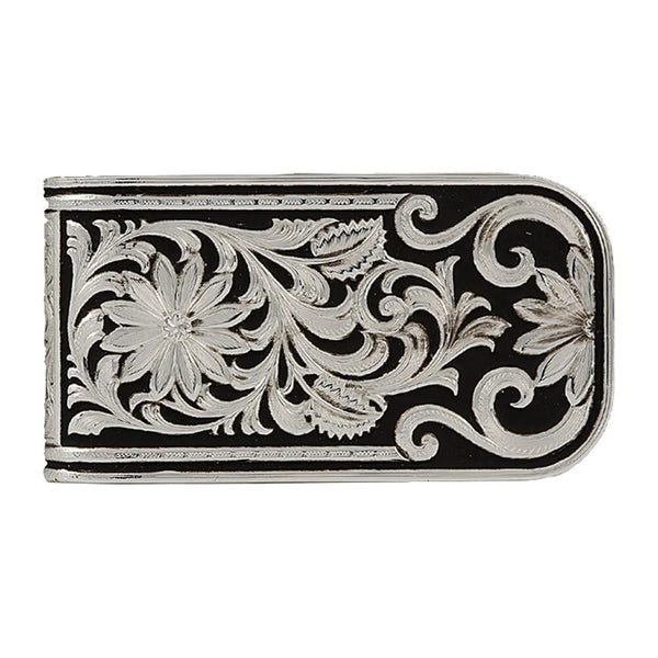 Montana Silversmiths LeatherCut Bitterroot Money Clip