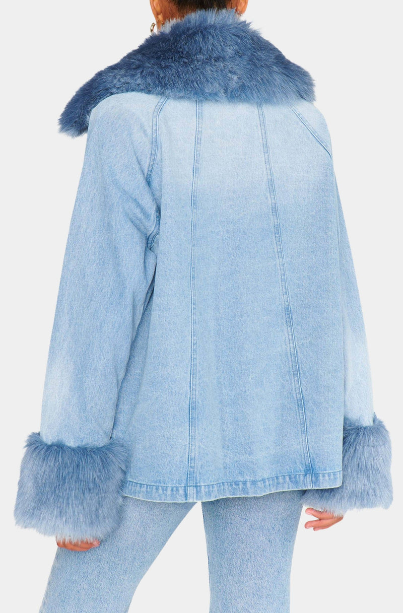 Show Me Your Mumu Copenhagen Faux Fur Jacket