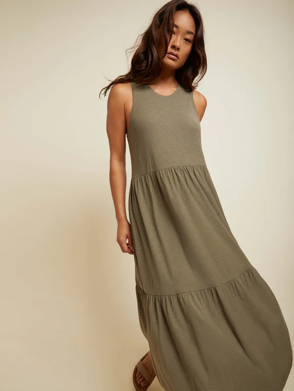 NATION MELISSA TIERED TANK DRESS