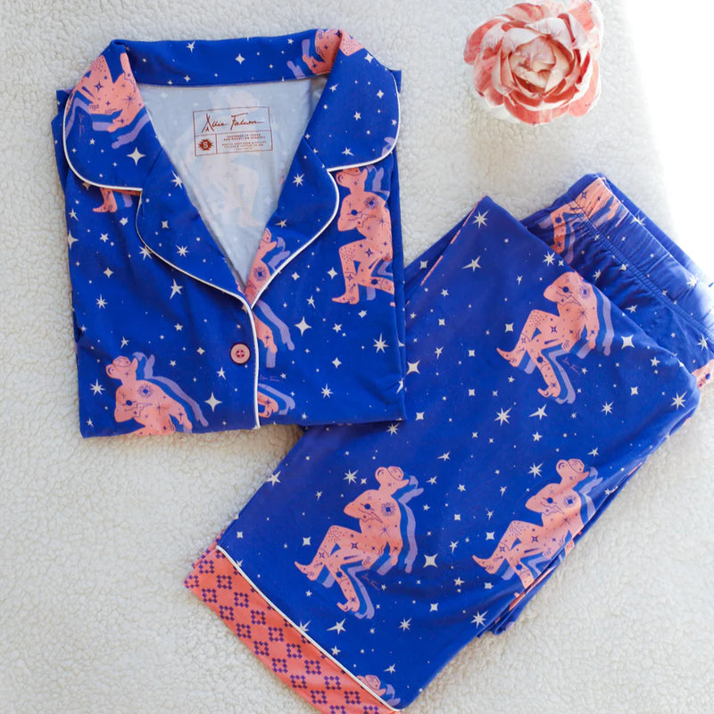 ALLIE FALCON SPACE COWBOY PAJAMA SET