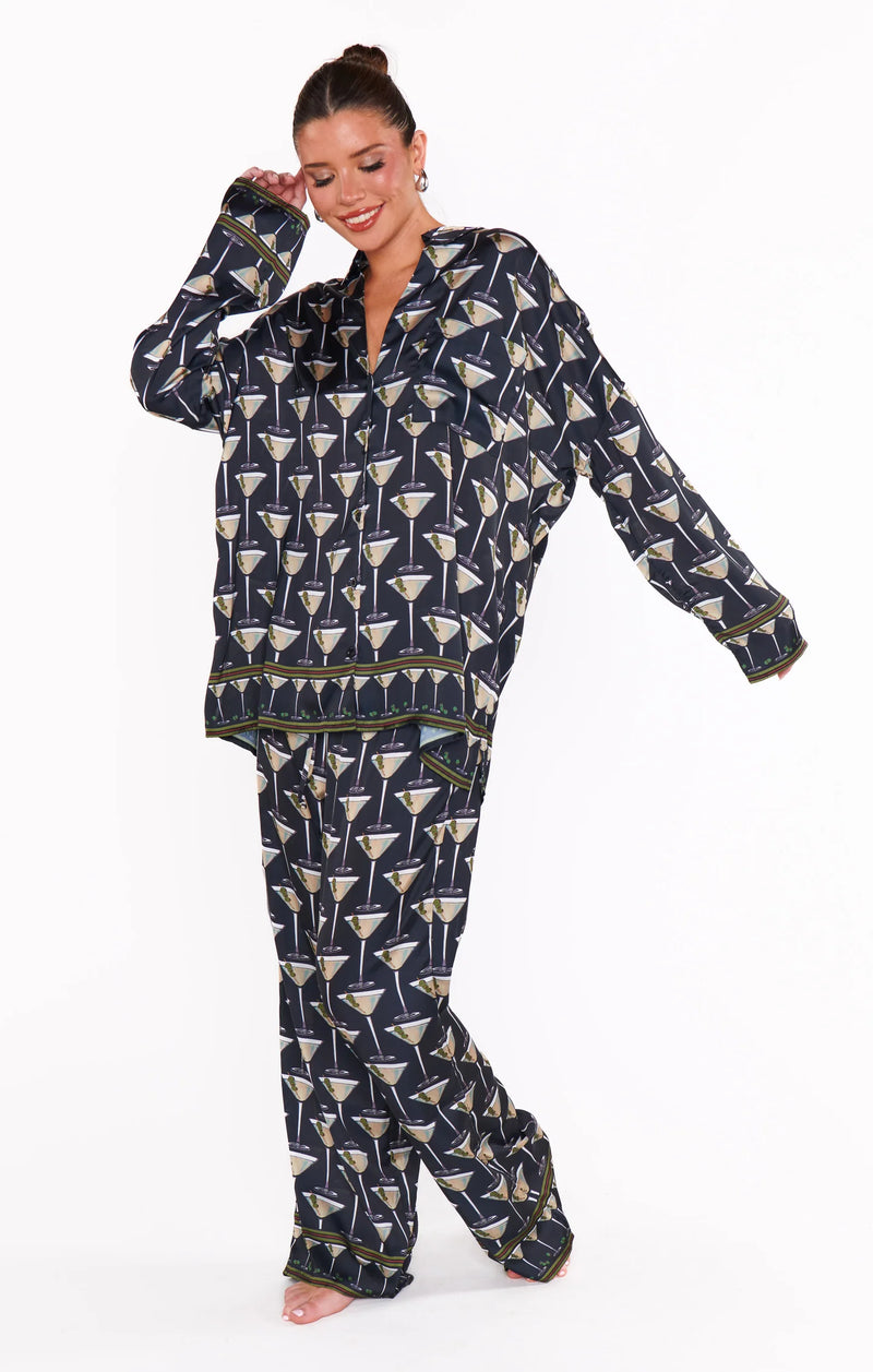 Show Me Your Mumu Overslept Martini PJ Set