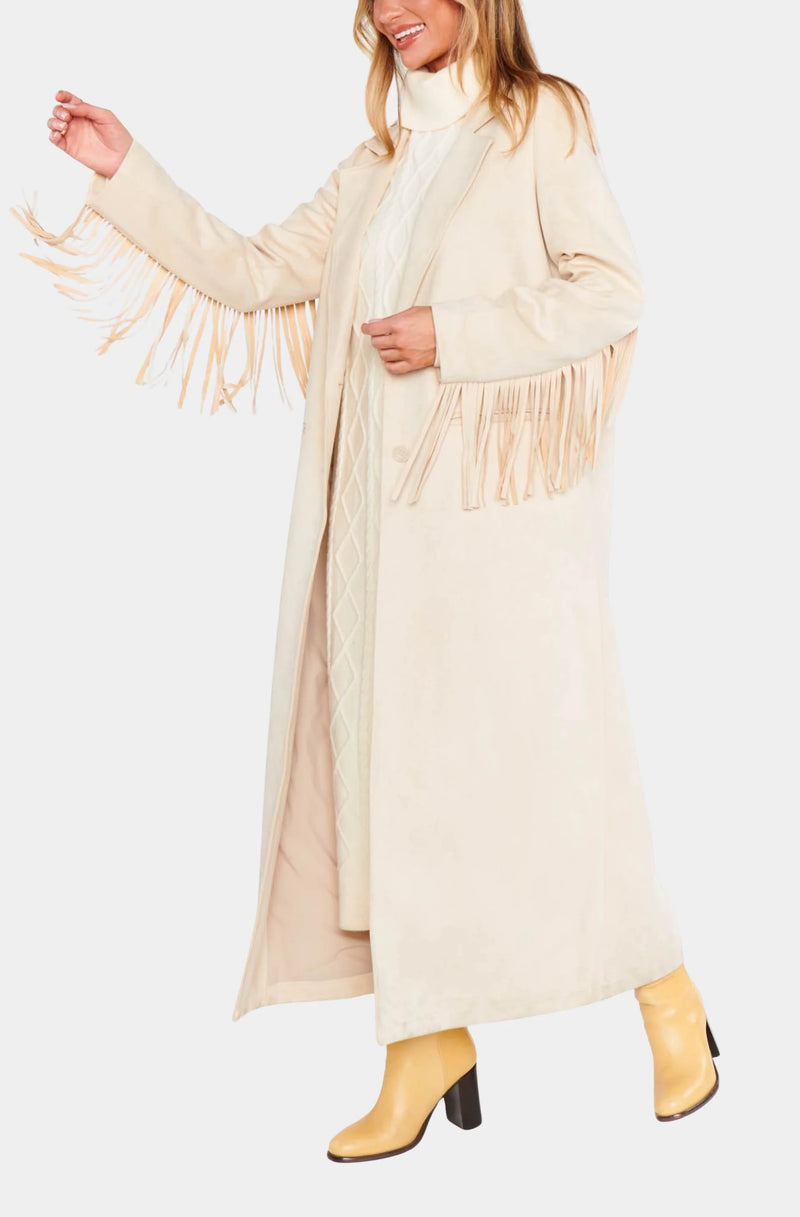 Show Me Your Mumu Sierra Fringe Maxi Jacket