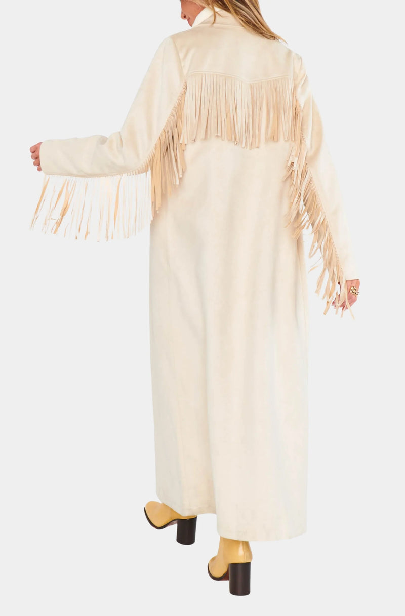 Show Me Your Mumu Sierra Fringe Maxi Jacket