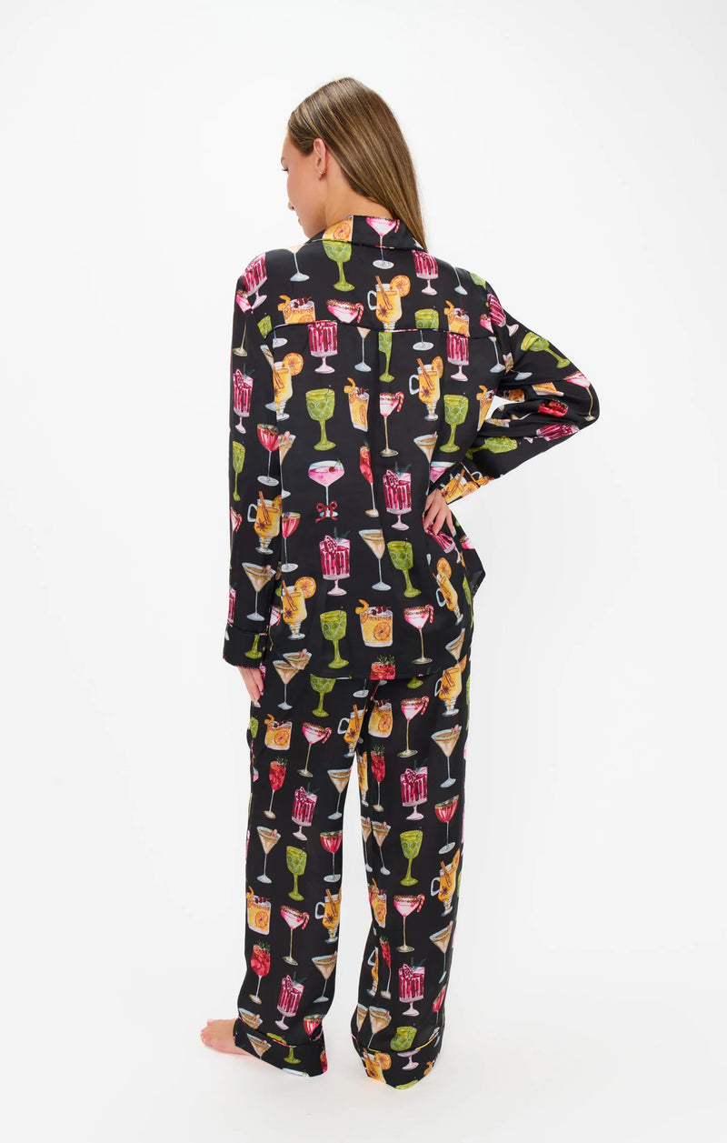 Show Me Your Mumu Classic PJ Set Holiday Cocktails 