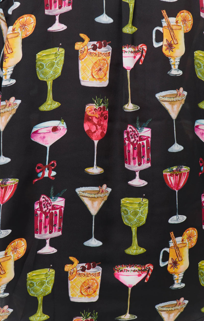 Show Me Your Mumu Classic PJ Set Holiday Cocktails 