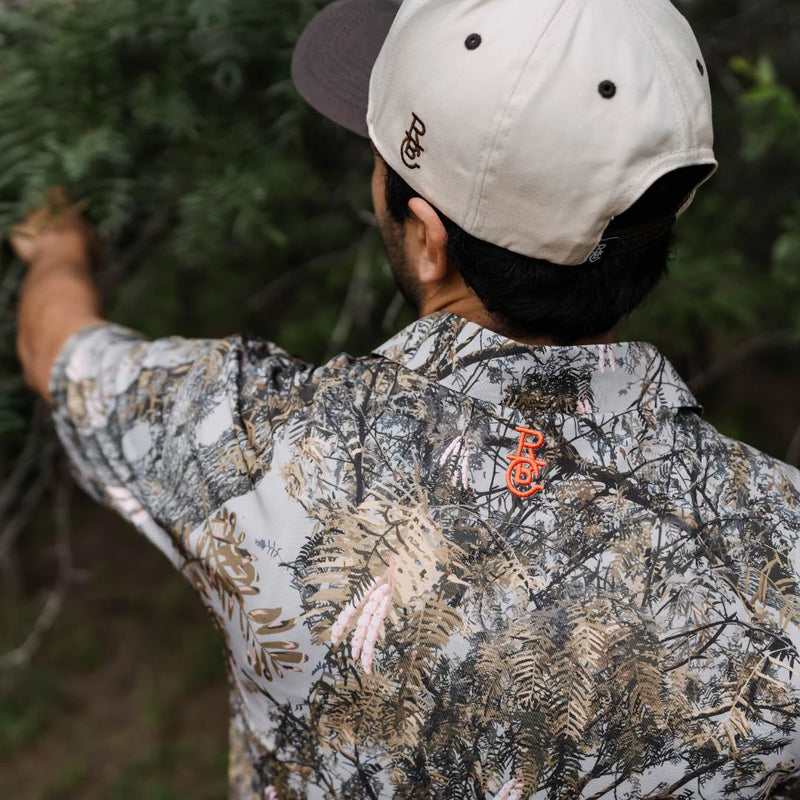 Raised By Coyotes Mesquite Camo Polo