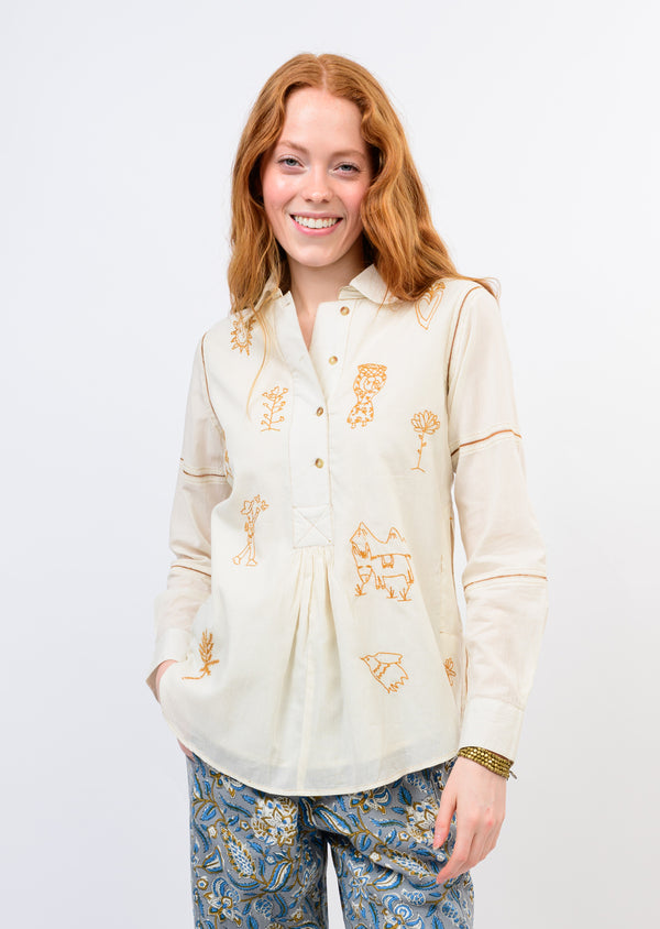 Sister Mary Milagro Long Sleeve Blouse – Maverick Fine Western Wear