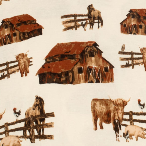 MILKBARN Homestead Organic Cotton Muslin Swaddle Blanket