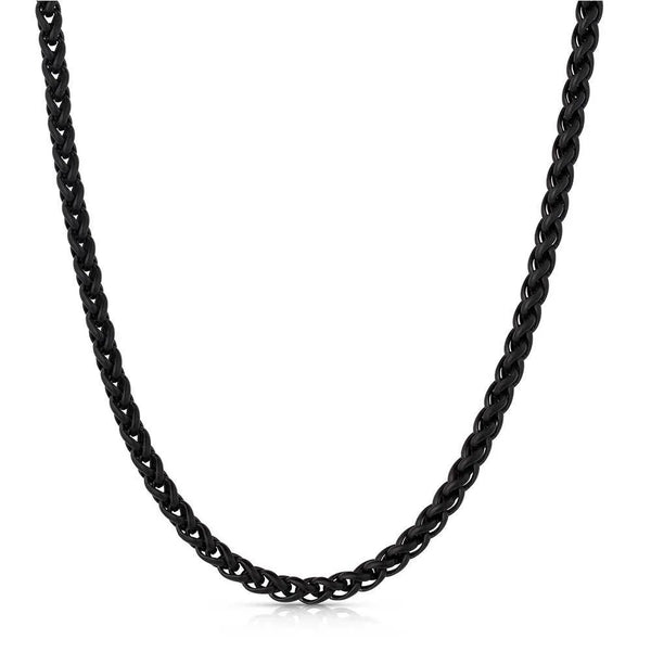 Montana Silversmiths Midnight Onyx Wheat Chain Necklace