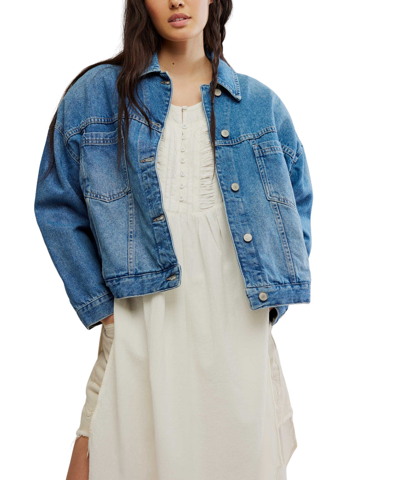 We The Free Opal Swing Denim Jacket
