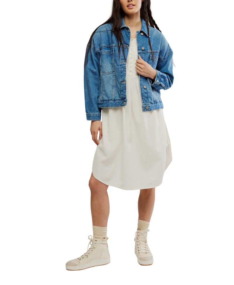 We The Free Opal Swing Denim Jacket
