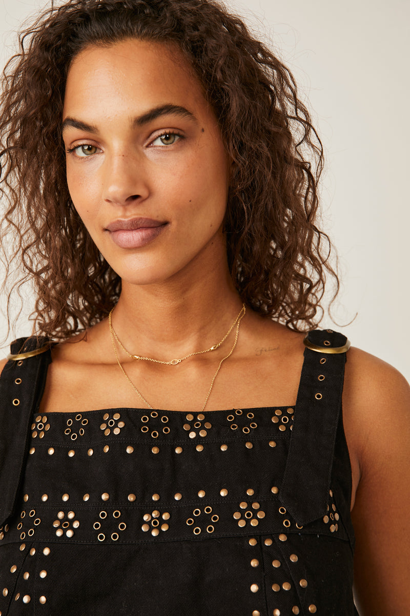 FREE PEOPLE RIKKI STUDDED TOP