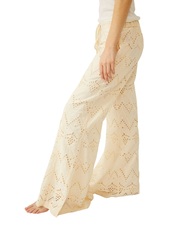 FREE PEOPLE EMMA EMBROIDERED PANT