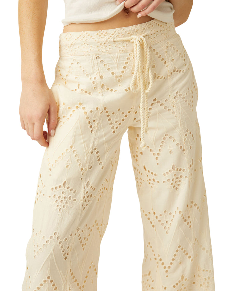 FREE PEOPLE EMMA EMBROIDERED PANT