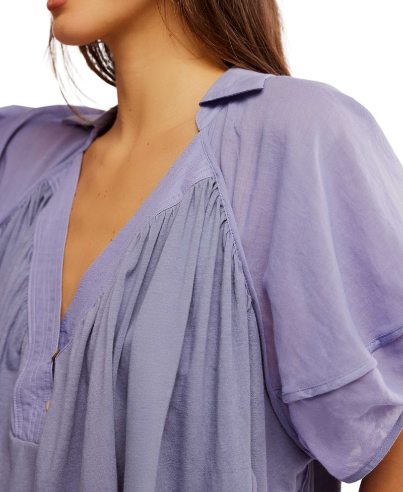 WE THE FREE SUNRAY BABYDOLL BLOUSE