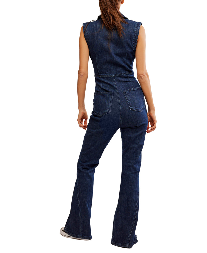 FREE PEOPLE CRVY Ring The Alarm One-Piece JUMPSUIT 