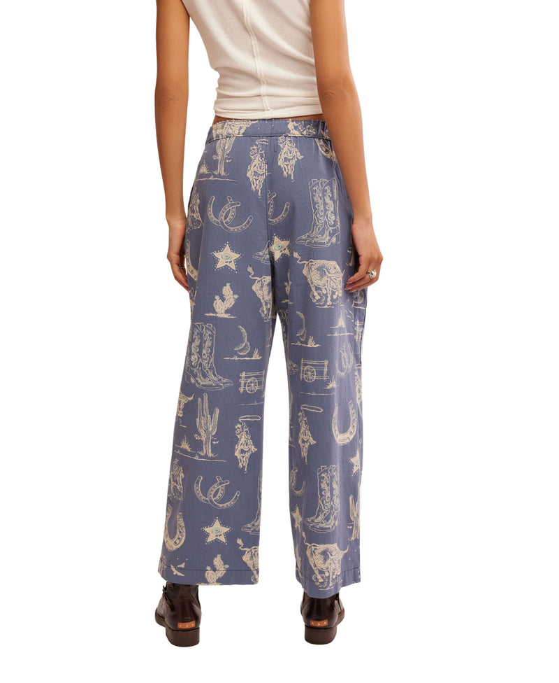 FREE PEOPLE SEASIDE PULL-ON RODEO PANT 