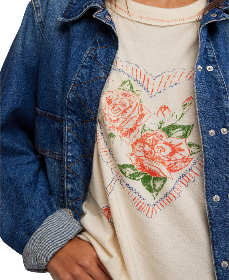 We The Free Love Rose Tee