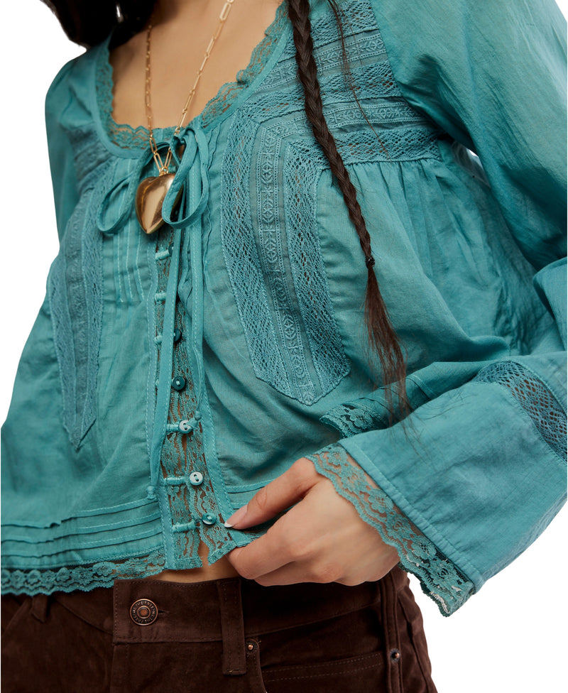 Free People Forevermore Long-Sleeve Top