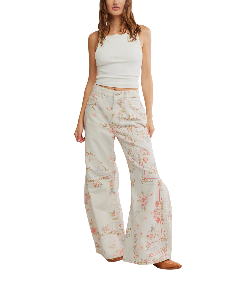 We The Free Eden Printed High Slouchy Jeans