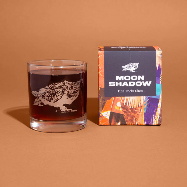 DOLAN GEIMAN ROCKS OWL MOONSHADOW GLASS