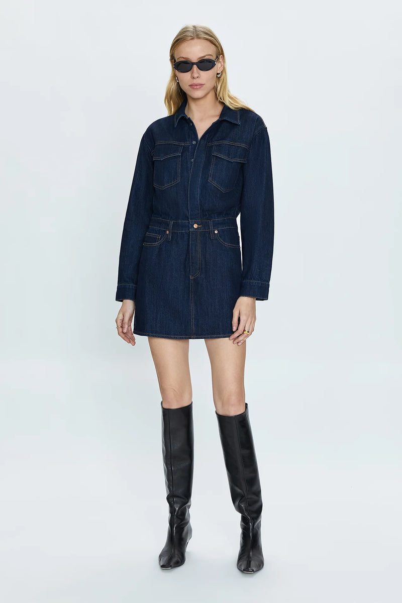 PISTOLA NINA DENIM DRESS