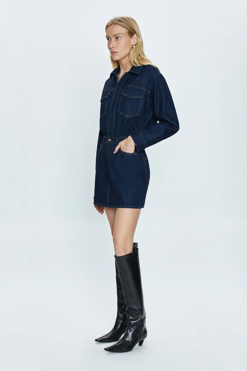 PISTOLA NINA DENIM DRESS