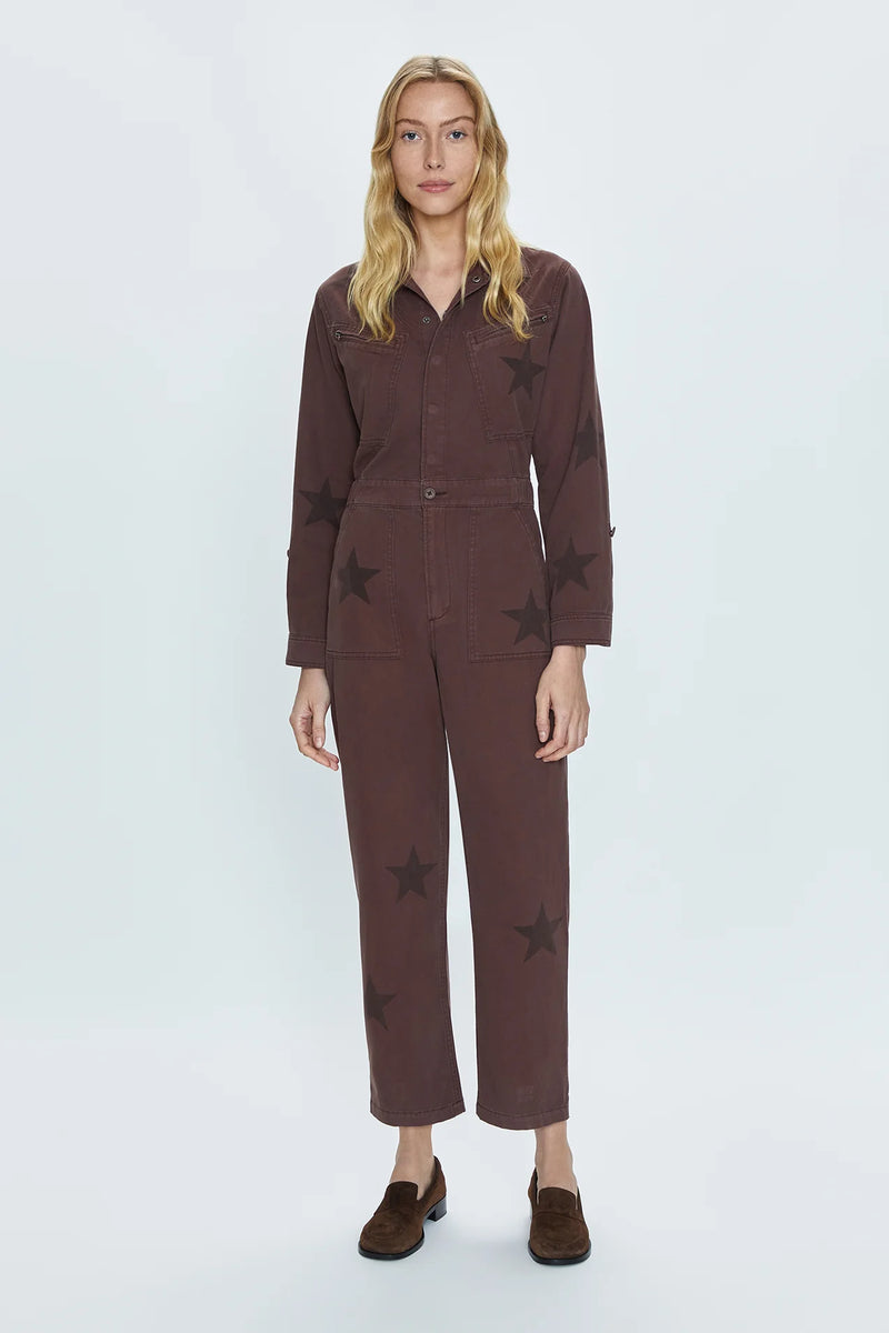 Pistola Campbell Aviator Jumpsuit - Royal Coffee