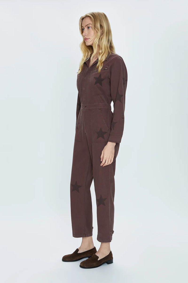 Pistola Campbell Aviator Jumpsuit - Royal Coffee