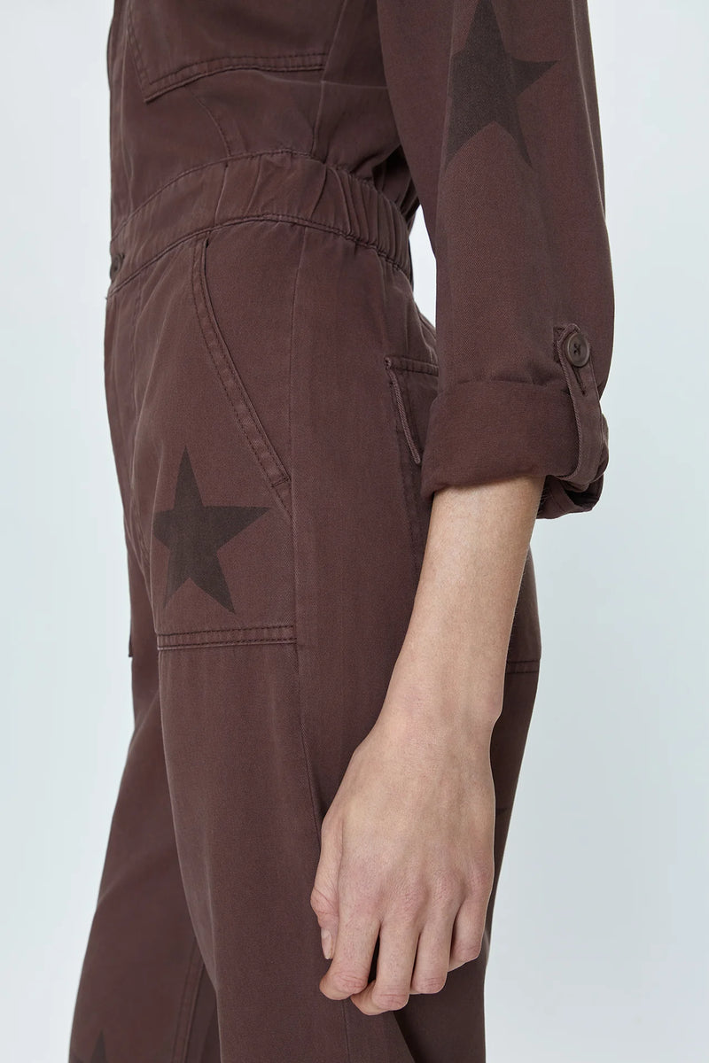 Pistola Campbell Aviator Jumpsuit - Royal Coffee