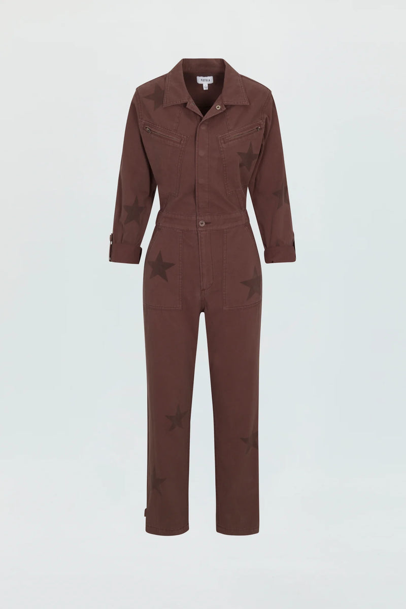 Pistola Campbell Aviator Jumpsuit - Royal Coffee