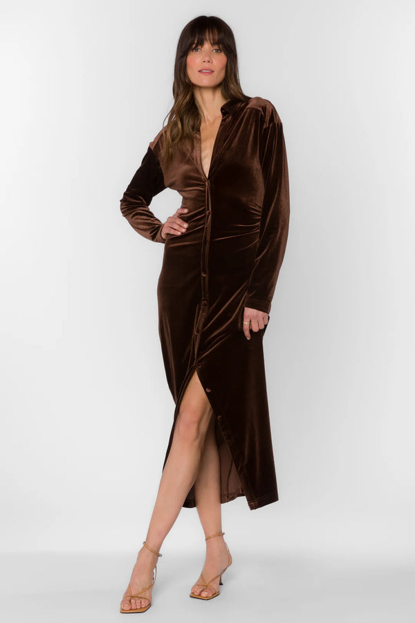Velvet Heart Phoenix Velvet Brown Dress